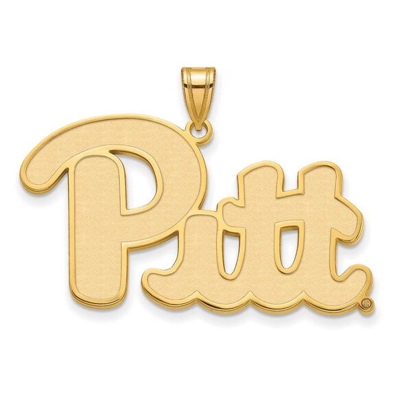 14k Yellow Gold U. of Pittsburgh XL Pendant